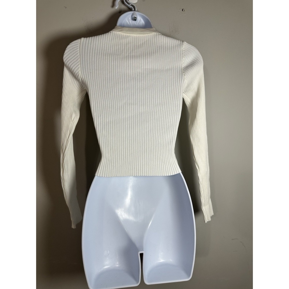 Commense Sweetest Memory Button Down Cardigan Whi… - image 6